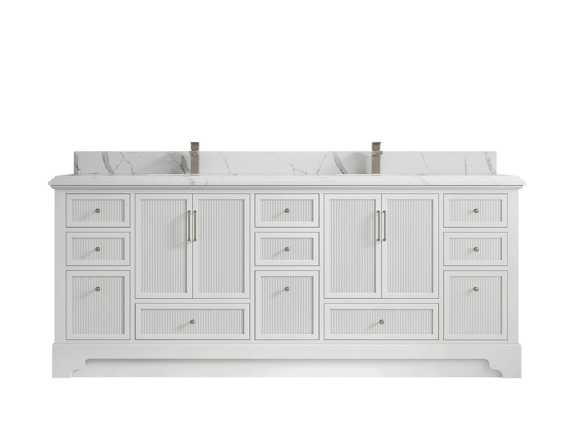 Alys 84 in. W x 22 in. D Double Sink Bathroom Vanity