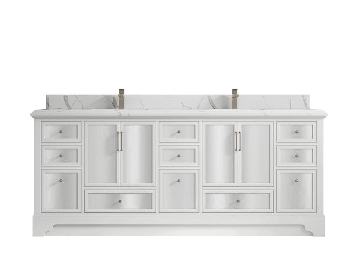 Alys 84 in. W x 22 in. D Double Sink Bathroom Vanity - photo 10