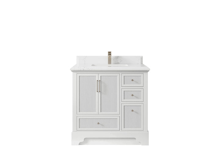 Alys 36 in. W x 22 in. D Center Sink Bathroom Vanity - photo 10