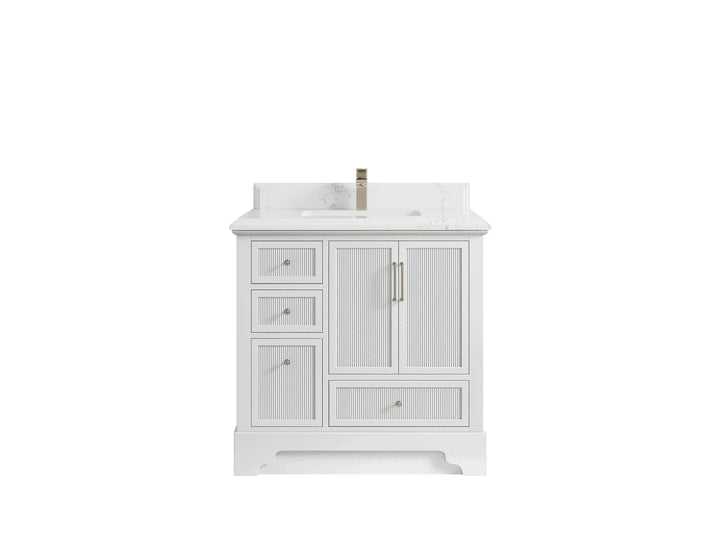 Alys 36 in. W x 22 in. D Center Sink Bathroom Vanity - photo 10