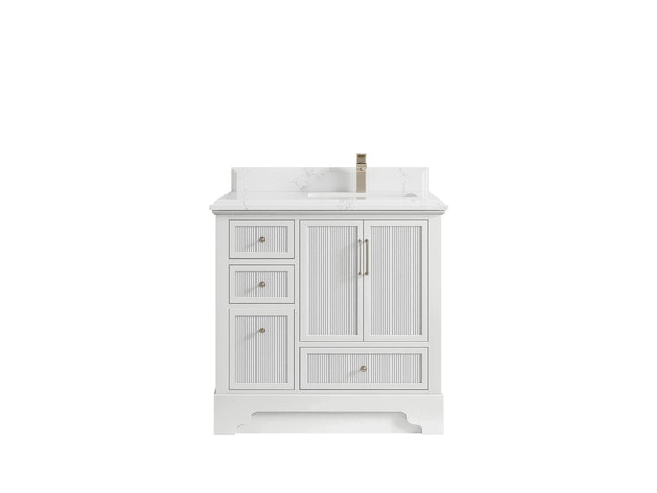 Alys 36 in. W x 22 in. D Right Offset Sink Bathroom Vanity - photo 10