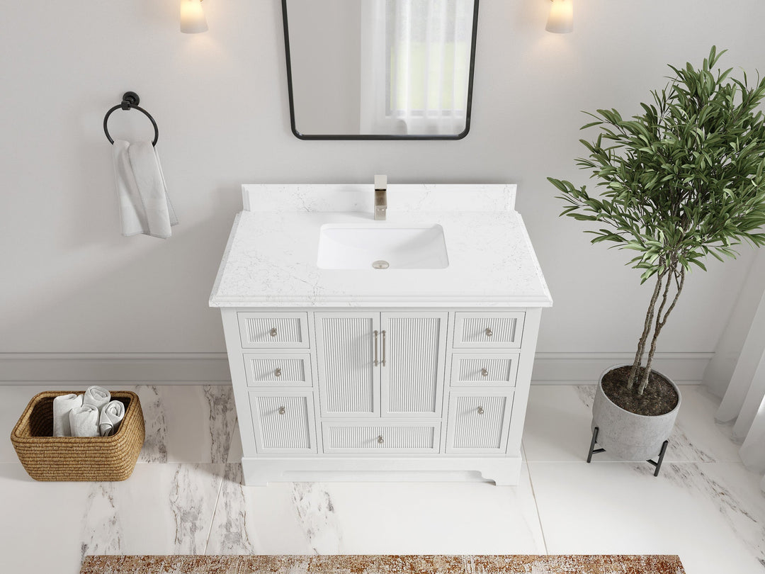 Alys 42 in. W x 22 in. D Single Sink Bathroom Vanity