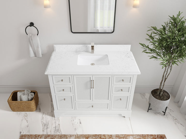 Alys 48 in. W x 22 in. D Single Sink Bathroom Vanity - photo 9