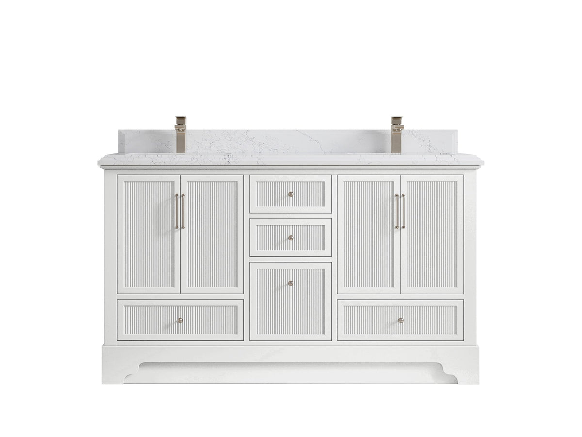 Alys 60 in. W x 22 in. D Double Sink Bathroom Vanity