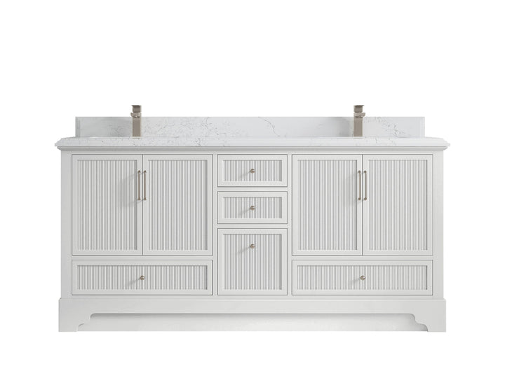 Alys 72 in. W x 22 in. D Double Sink Bathroom Vanity - photo 12