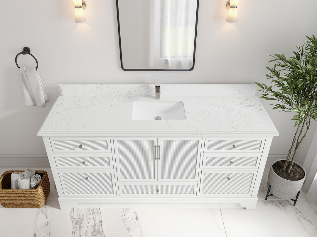 Alys 72 in. W x 22 in. D Single Sink Bathroom Vanity