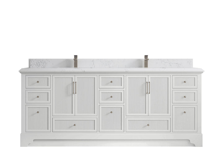 Alys 84 in. W x 22 in. D Double Sink Bathroom Vanity - photo 12