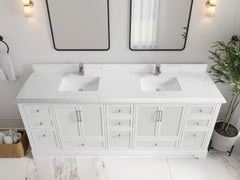 Alys 84 in. W x 22 in. D Double Sink Bathroom Vanity - photo 11