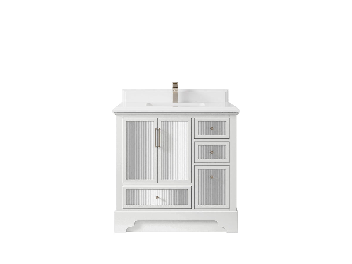 Alys 36 in. W x 22 in. D Center Sink Bathroom Vanity