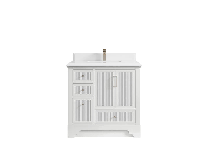 Alys 36 in. W x 22 in. D Center Sink Bathroom Vanity - photo 12