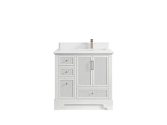 Alys 36 in. W x 22 in. D Right Offset Sink Bathroom Vanity - photo 12