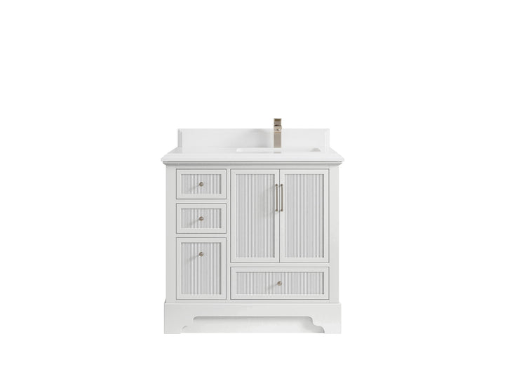 Alys 36 in. W x 22 in. D Right Offset Sink Bathroom Vanity - photo 12