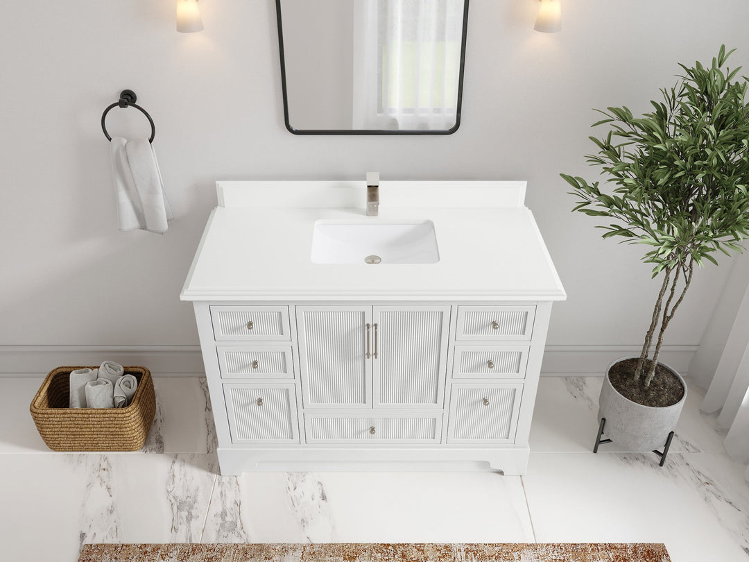 Alys 48 in. W x 22 in. D Single Sink Bathroom Vanity