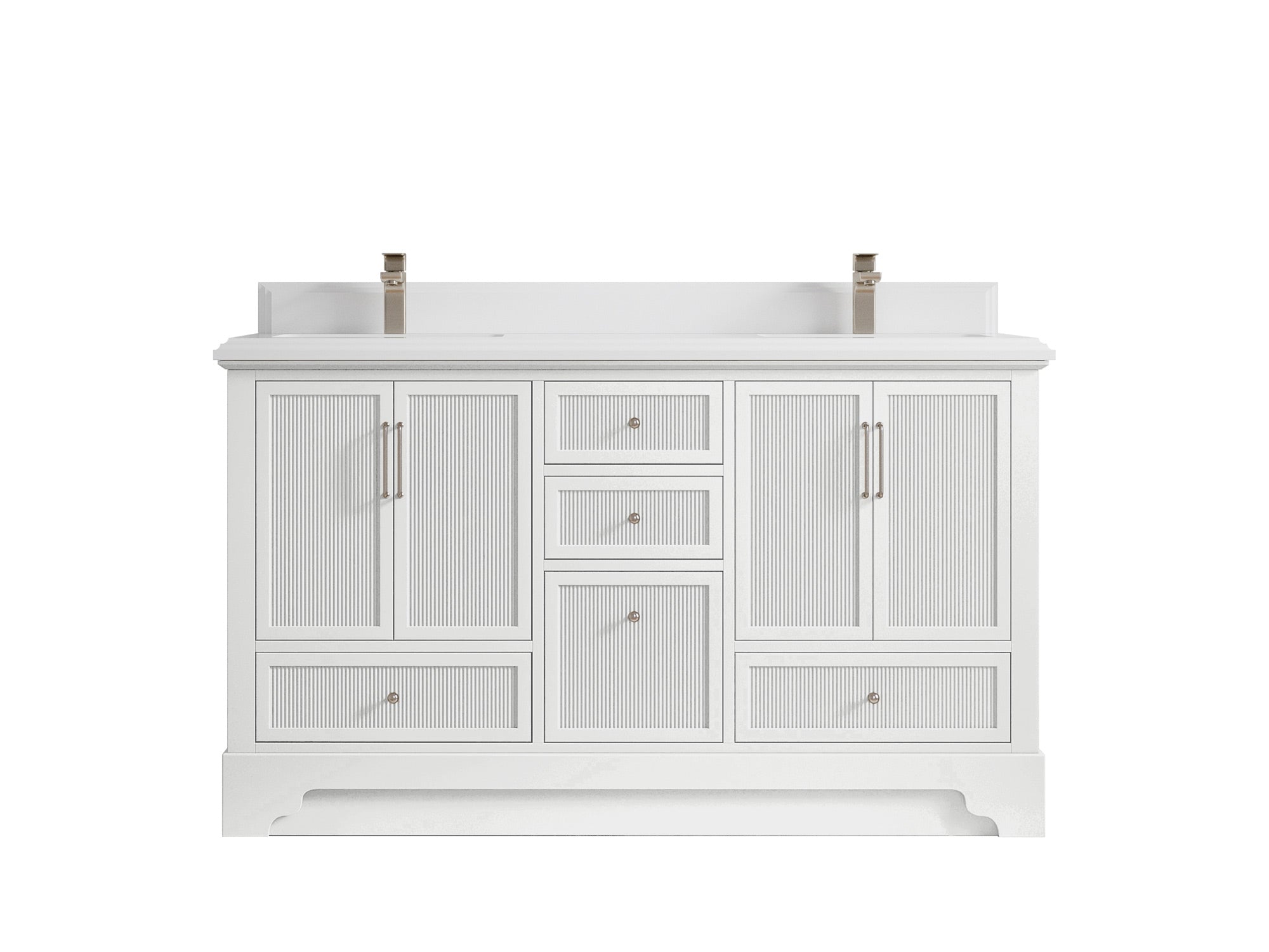 Alys 60 in. W x 22 in. D Double Sink Bathroom Vanity