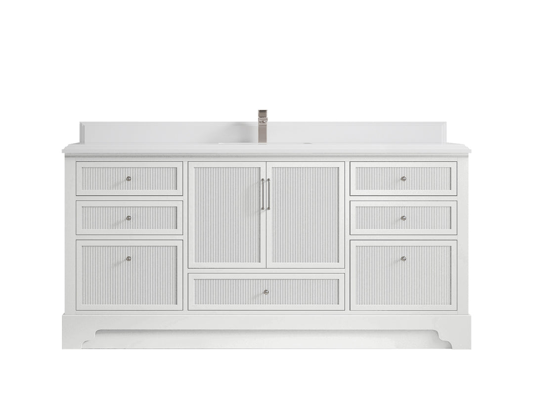 Alys 72 in. W x 22 in. D Single Sink Bathroom Vanity