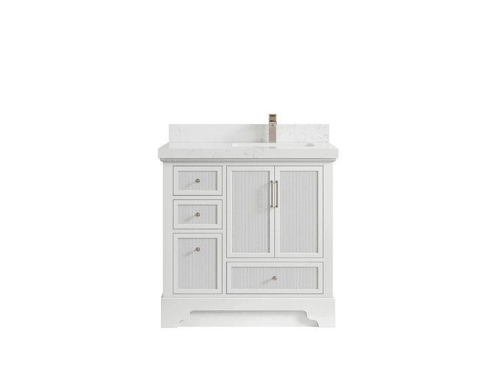 Alys 36 in. W x 22 in. D Right Offset Sink Bathroom Vanity - photo 22