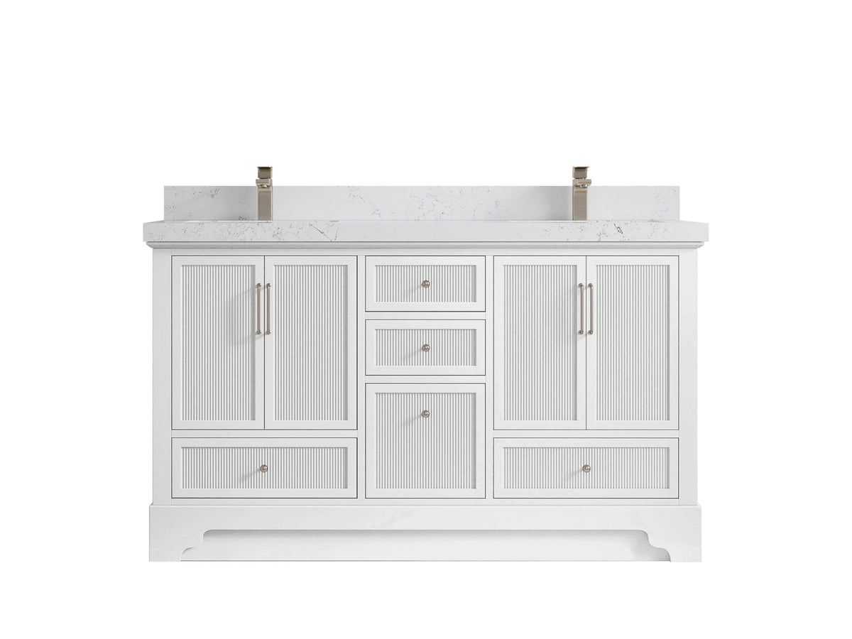 Alys 60 in. W x 22 in. D Double Sink Bathroom Vanity
