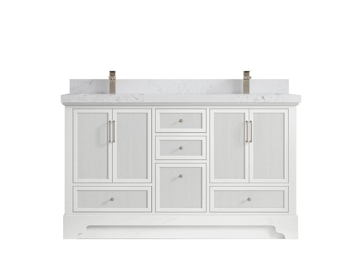 Alys 60 in. W x 22 in. D Double Sink Bathroom Vanity - photo 22