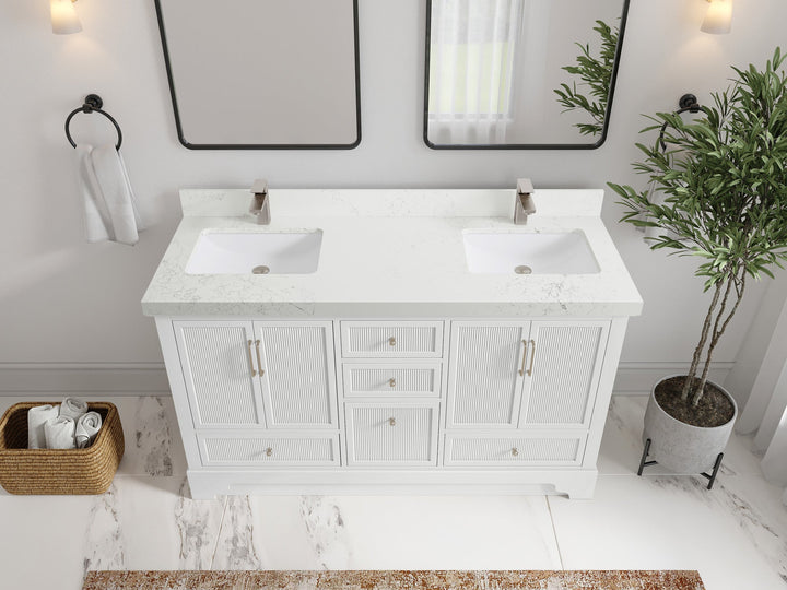 Alys 60 in. W x 22 in. D Double Sink Bathroom Vanity - photo 21