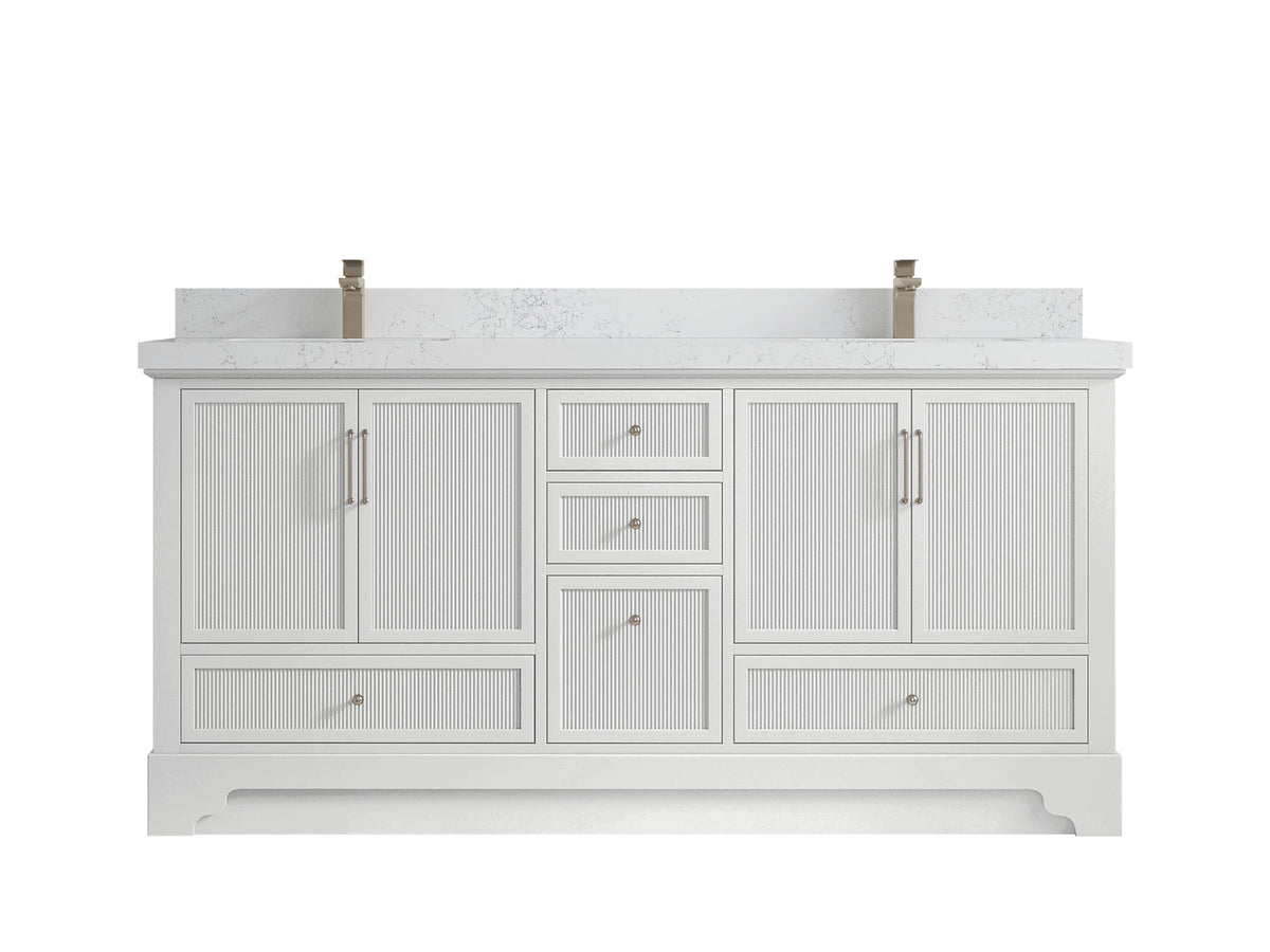 Alys 72 in. W x 22 in. D Double Sink Bathroom Vanity