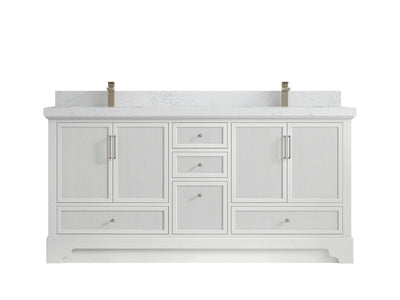 Alys 72 in. W x 22 in. D Double Sink Bathroom Vanity