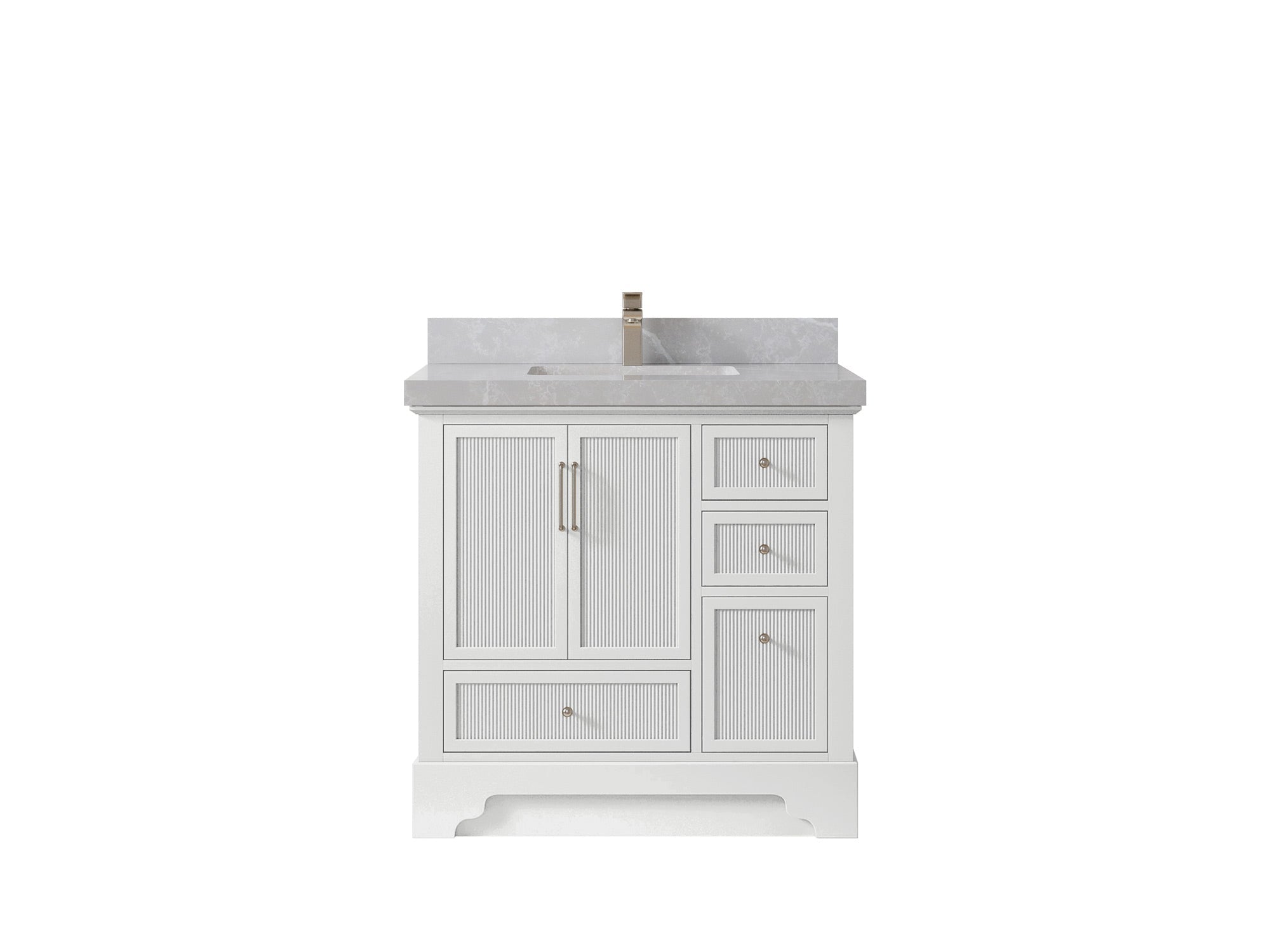 Alys 36 in. W x 22 in. D Center Sink Bathroom Vanity
