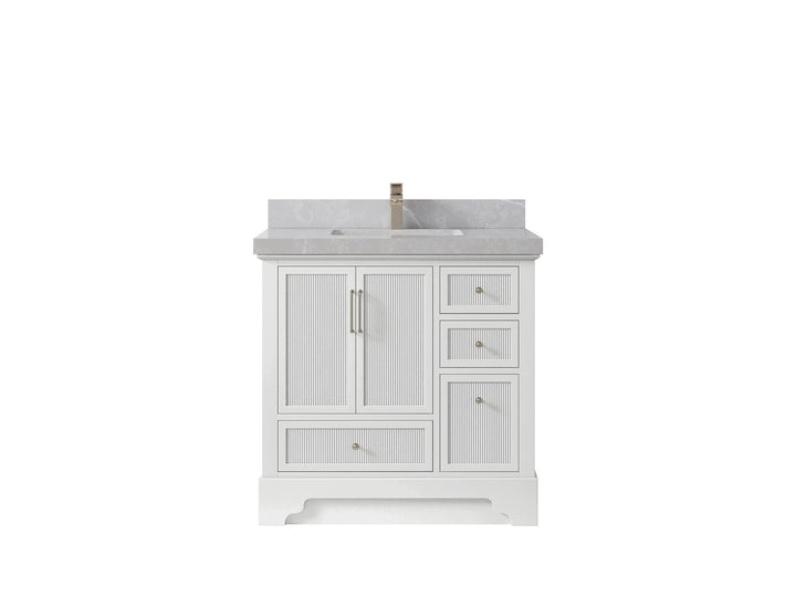 Alys 36 in. W x 22 in. D Center Sink Bathroom Vanity - photo 24