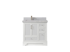 Alys 36 in. W x 22 in. D Left Offset Sink Bathroom Vanity - photo 24