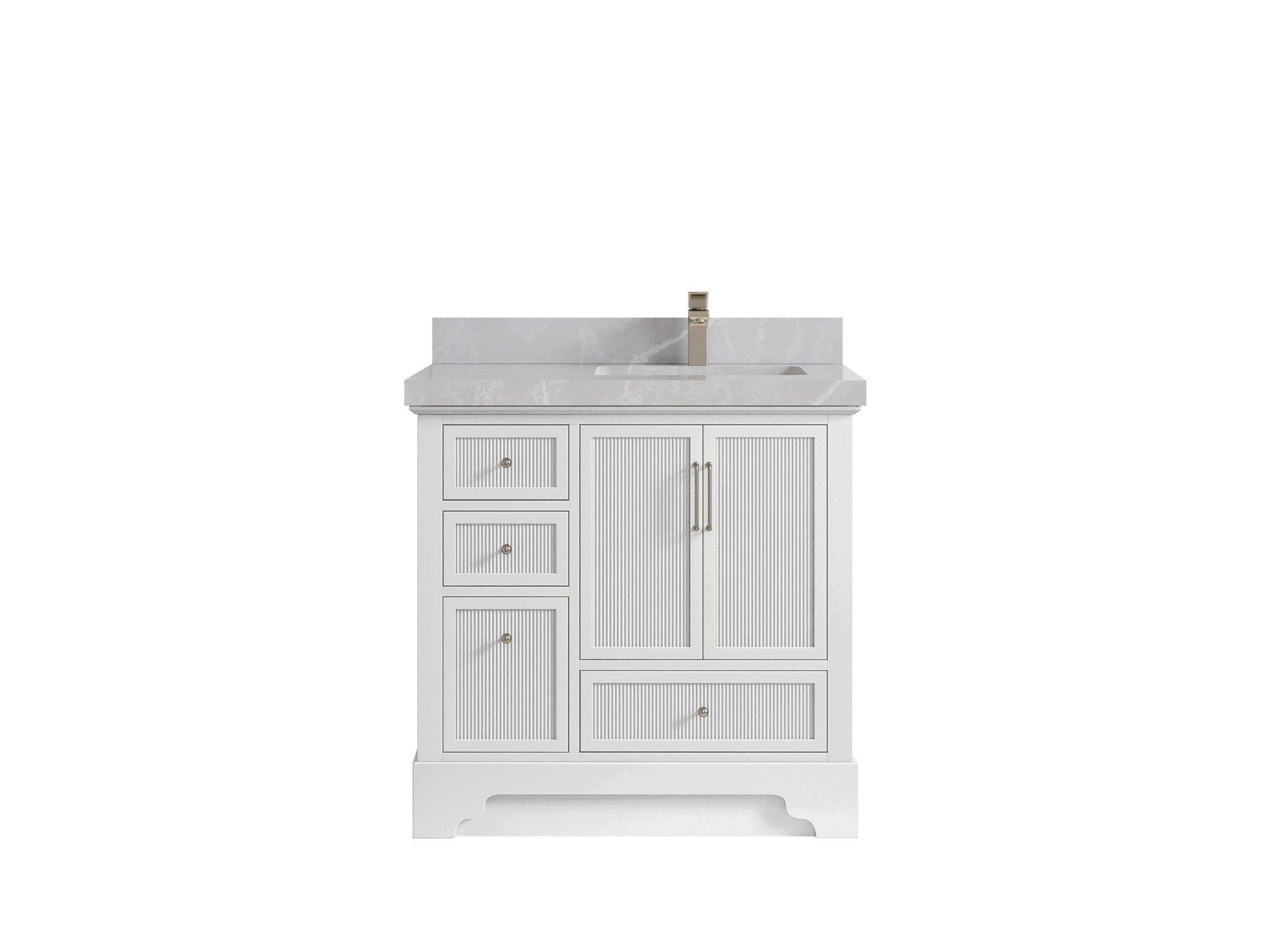 Alys 36 in. W x 22 in. D Right Offset Sink Bathroom Vanity