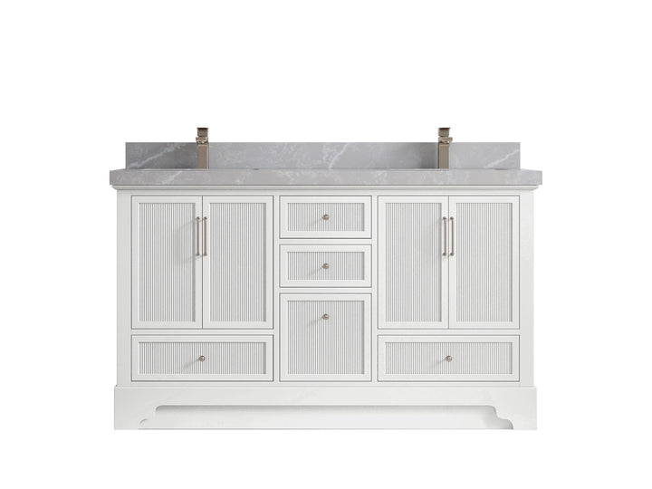 Alys 60 in. W x 22 in. D Double Sink Bathroom Vanity - photo 24