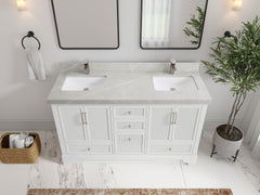 Alys 60 in. W x 22 in. D Double Sink Bathroom Vanity - photo 23