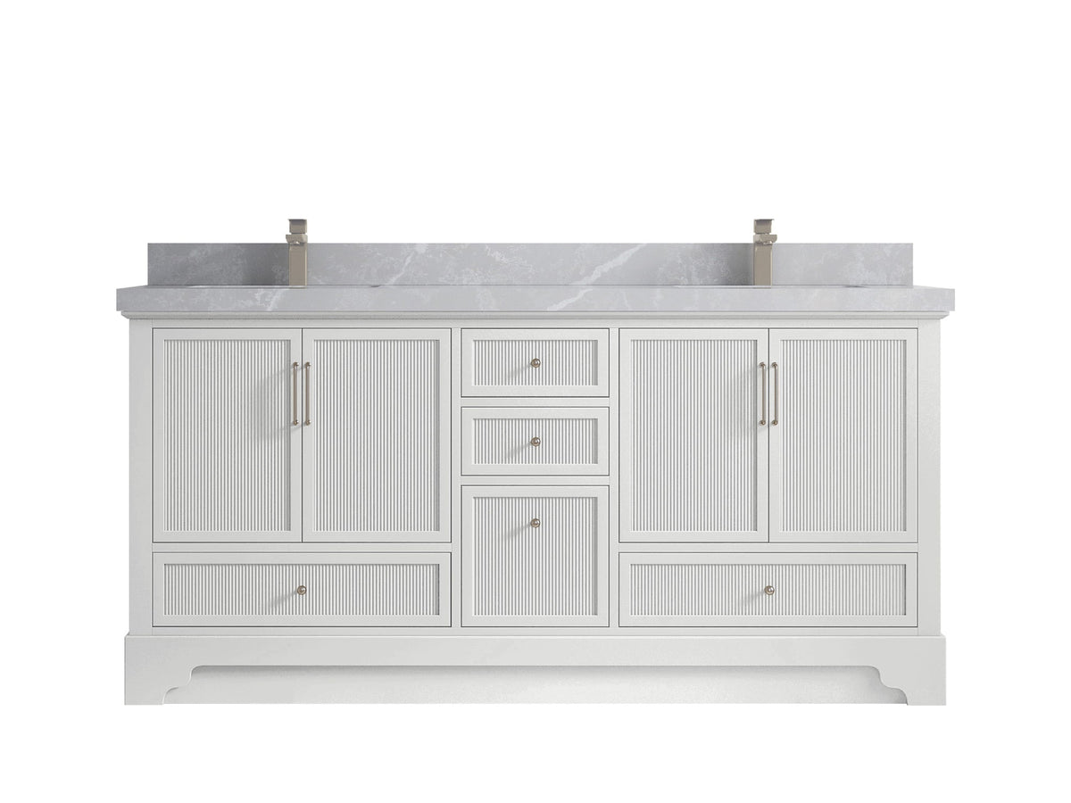 Alys 72 in. W x 22 in. D Double Sink Bathroom Vanity
