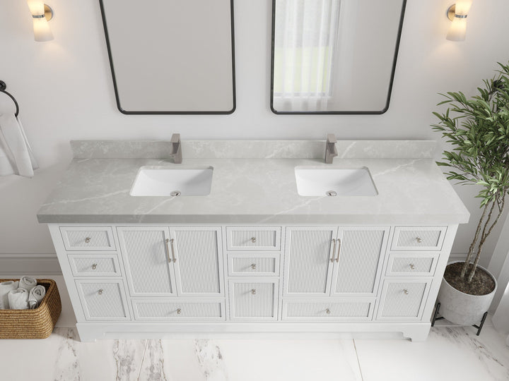 Alys 80 in. W x 22 in. D Double Sink Bathroom Vanity - photo 31