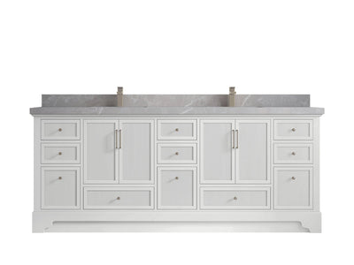 Alys 84 in. W x 22 in. D Double Sink Bathroom Vanity