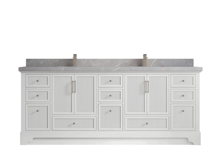 Alys 84 in. W x 22 in. D Double Sink Bathroom Vanity - photo 26