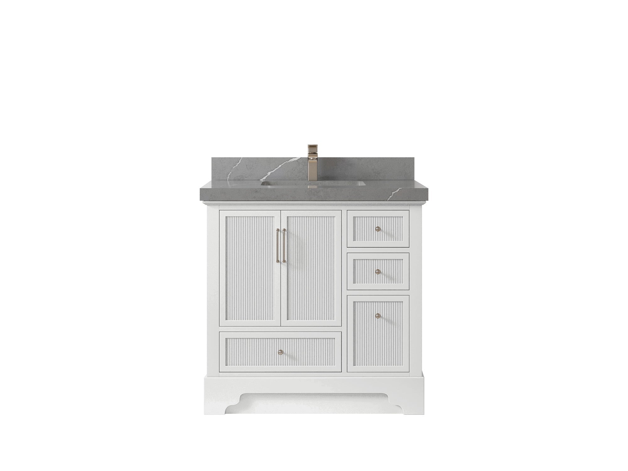 Alys 36 in. W x 22 in. D Center Sink Bathroom Vanity