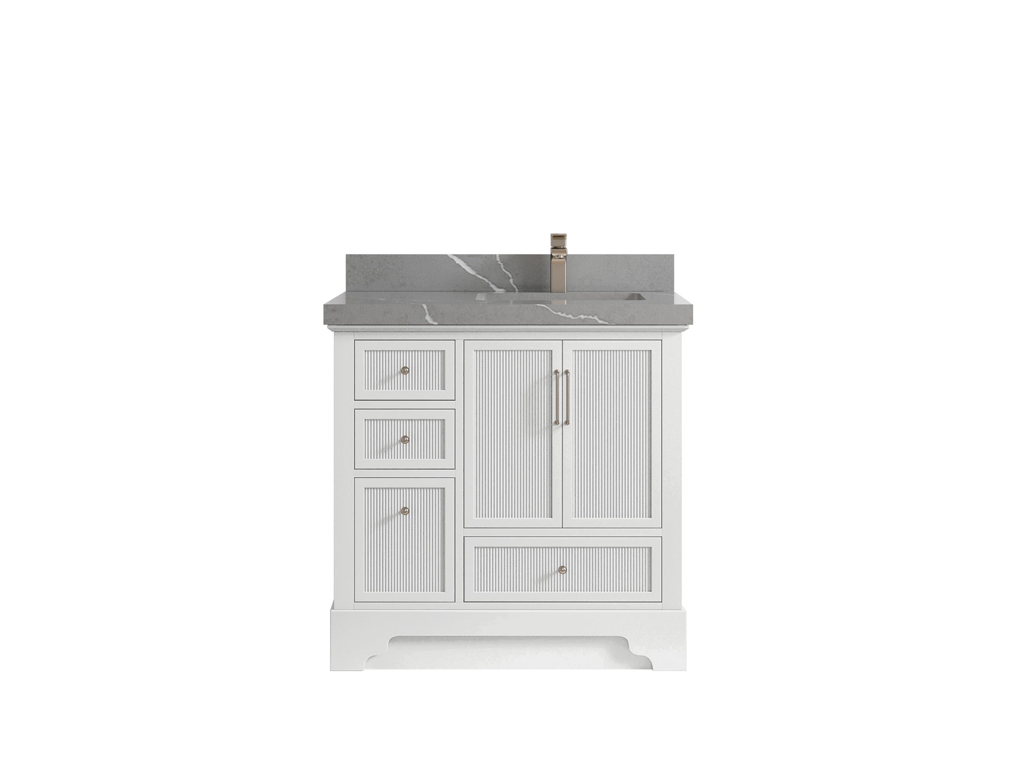 Alys 36 in. W x 22 in. D Right Offset Sink Bathroom Vanity