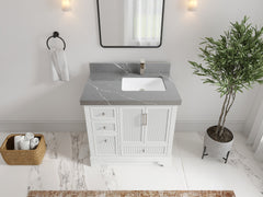 Alys 36 in. W x 22 in. D Right Offset Sink Bathroom Vanity - photo 23