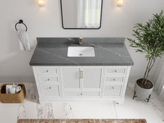 Alys 60 in. W x 22 in. D Single Sink Bathroom Vanity - photo 25