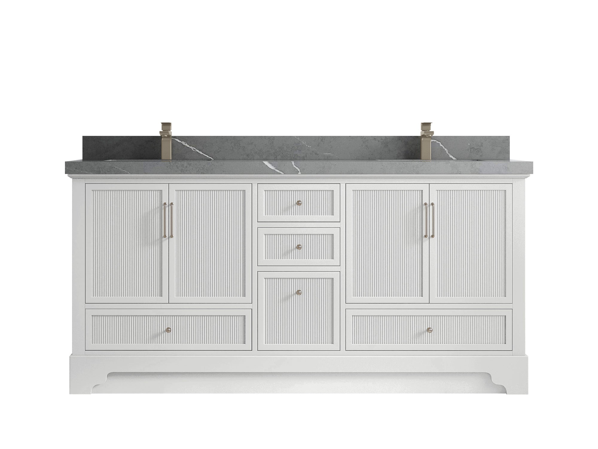 Alys 72 in. W x 22 in. D Double Sink Bathroom Vanity