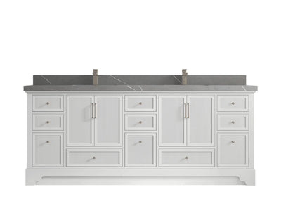 Alys 84 in. W x 22 in. D Double Sink Bathroom Vanity