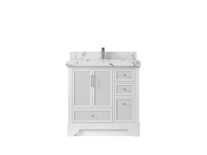 Alys 36 in. W x 22 in. D Center Sink Bathroom Vanity - photo 40