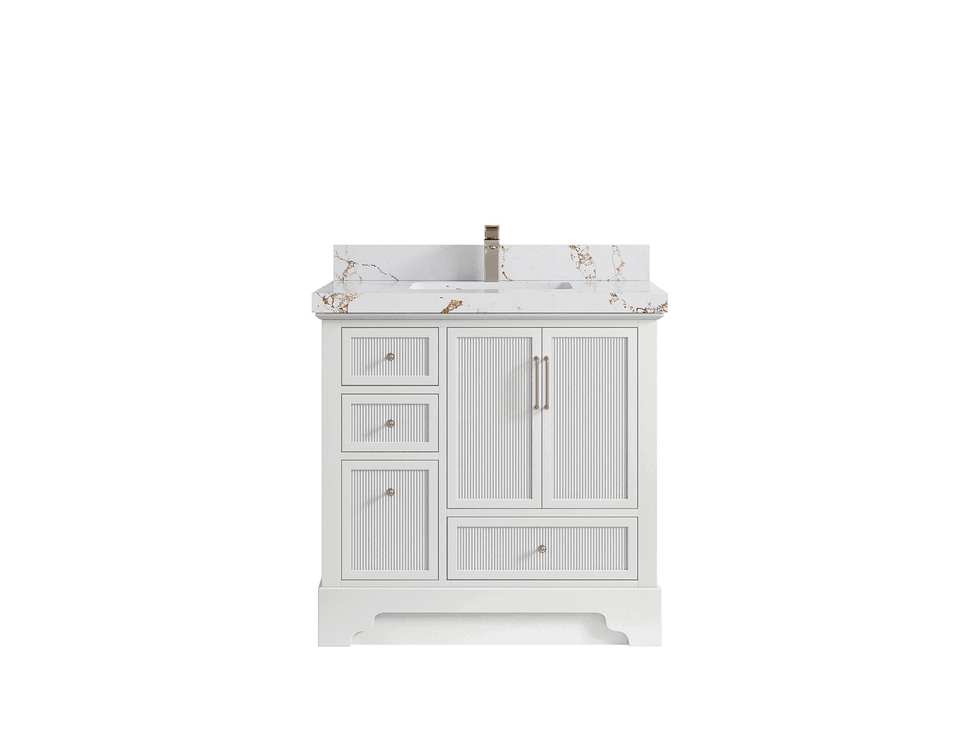 Alys 36 in. W x 22 in. D Center Sink Bathroom Vanity
