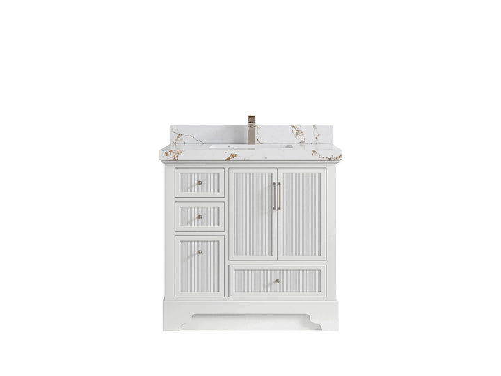 Alys 36 in. W x 22 in. D Center Sink Bathroom Vanity - photo 40