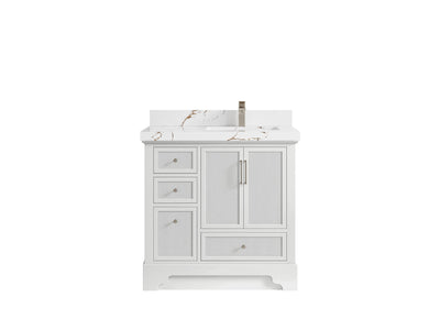 Alys 36 in. W x 22 in. D Right Offset Sink Bathroom Vanity