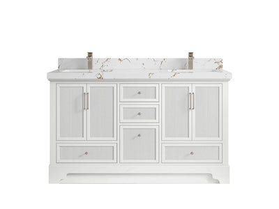 Alys 60 in. W x 22 in. D Double Sink Bathroom Vanity