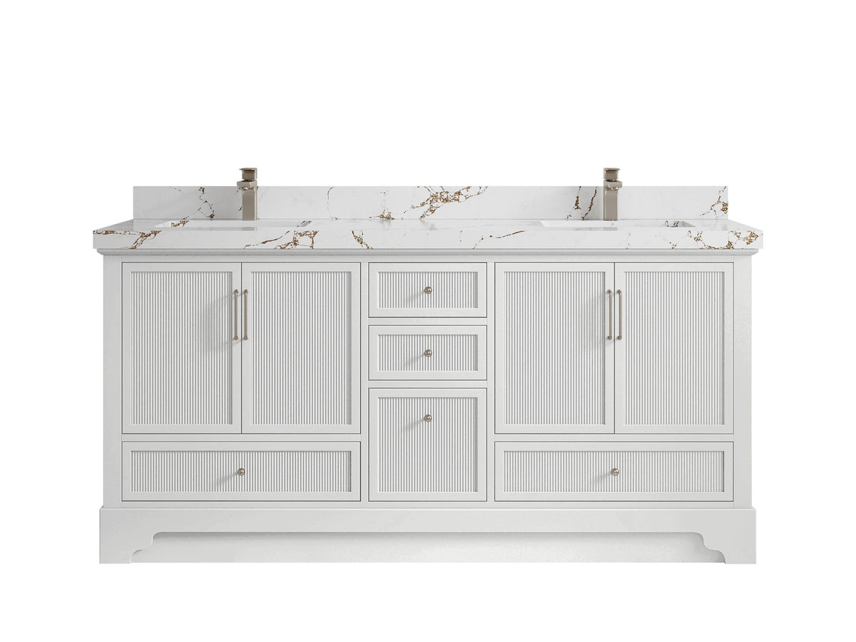 Alys 72 in. W x 22 in. D Double Sink Bathroom Vanity