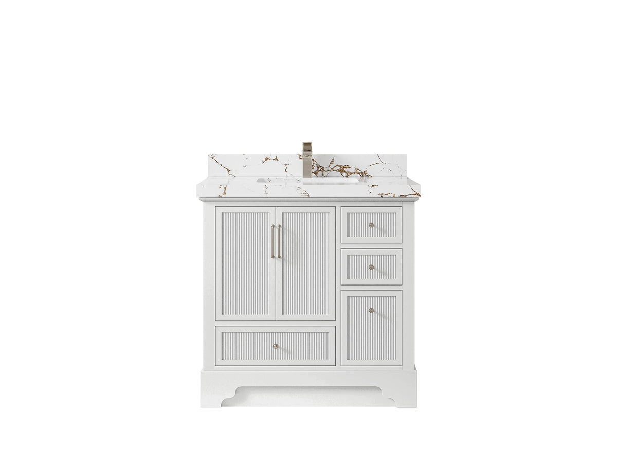 Alys 36 in. W x 22 in. D Center Sink Bathroom Vanity