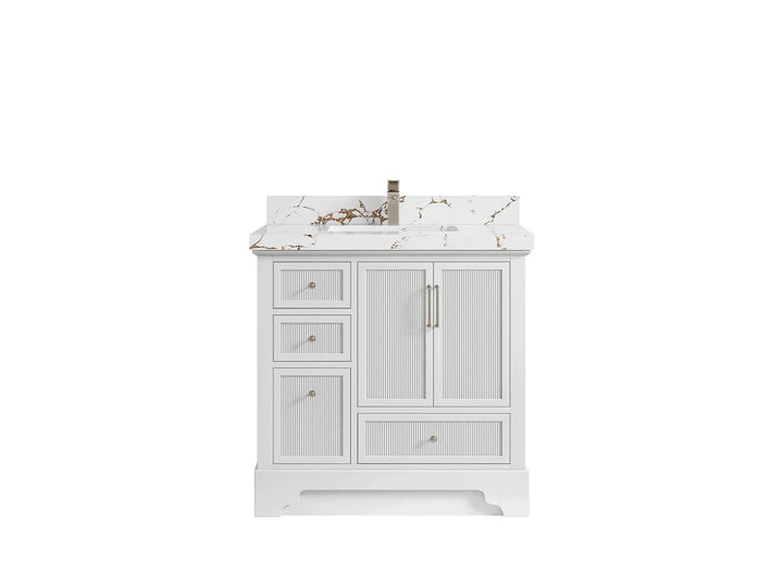 Alys 36 in. W x 22 in. D Center Sink Bathroom Vanity - photo 38