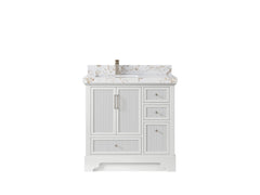 Alys 36 in. W x 22 in. D Left Offset Sink Bathroom Vanity - photo 40